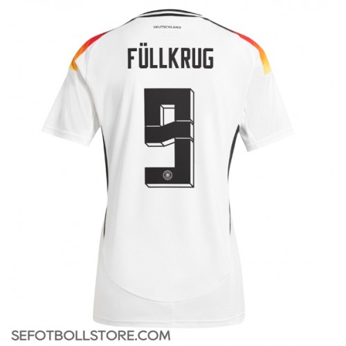 Tyskland Niclas Fullkrug #9 Replika Hemmatröja Dam EM 2024 Kortärmad